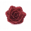 Róża chińska waflowa średnia burgund 18 sztuk
